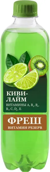 Напиток газированный Фреш Со вкусом киви-лайма 1,0 л пэт, заказать оптом с доставкой