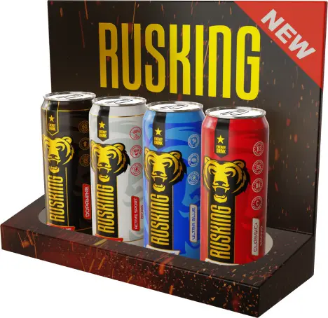 РУСКИНГ МАНГО ДЫНЯ  Напиток б/а газ. энергетический 0,45л ж/б, заказать оптом с доставкой