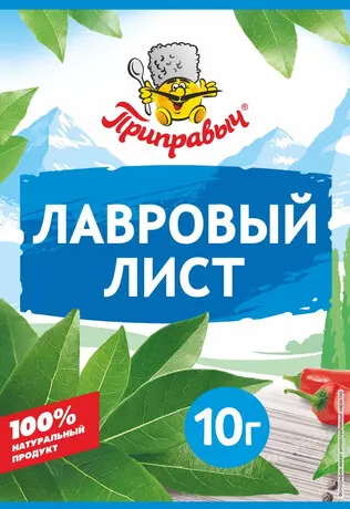 Лавровый лист сухой 10гр*50 "Приправыч", заказать оптом с доставкой