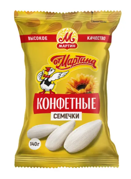 Семечки От Мартина Премиум отборные обжаренные конфетные 160гр, заказать оптом с доставкой