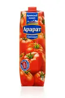 Томатный сок с солью с мякотью. Арарат Премиум. 0,97л. ТПА (10%)