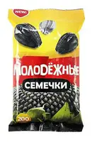 Семечки "Молодежные" черные 200гр (1/25шт)
