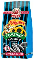 Семечки "От Мартина" отборные полосатые с солью 150гр (1/20шт)
