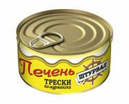 Печень трески по-мурмански 125 г 1/24 Россия