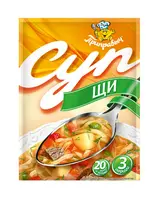 Суп "Щи на говяжьем бульоне" 50гр*15 (шоу-бокс) "Приправыч"
