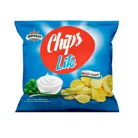 Чипсы CHIPS Lite Овал картофельные со вкусом сметаны и зелени "Штурвал" 20гр 1/30