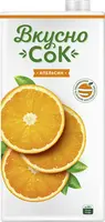 Апельсиновый сокосодержащий напиток New ВкусноСок (Slim HC) 1,93л. с крышкой