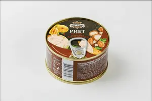 Риет из тунца с грибами и жареным луком 115г ключ 1/16 Россия, заказать оптом с доставкой